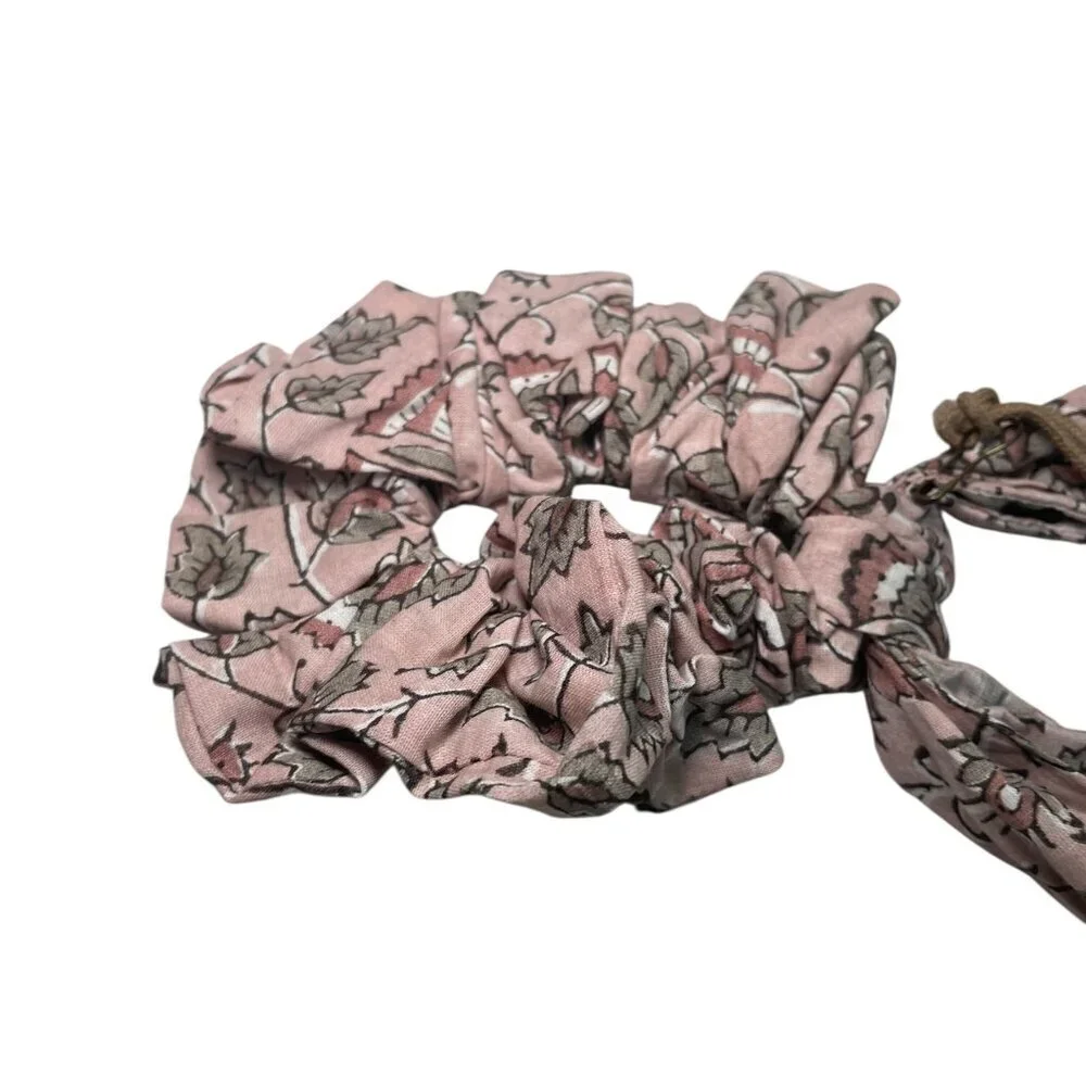 Cleobella Organic Cotton Scrunchie with Bow Tie NWT